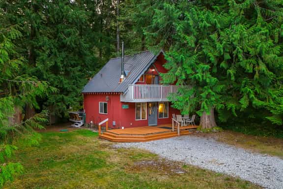 Charming A-Frame Cabin with Hot Tub & Fireplace - Image 1