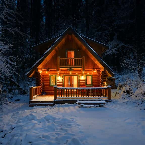 Mt Baker Storybook Log Cabin in Snowline with Private Hot Tub and Fireplace - Image 1
