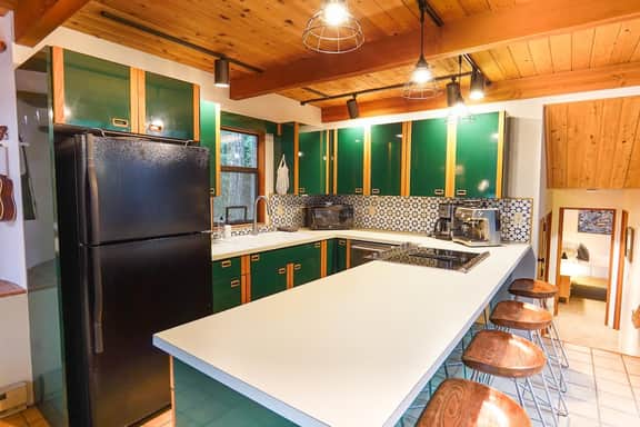 Mid-Century Modern Retreat w/ Sauna & Fireplace