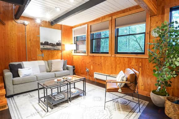 Mt Bakers Rustic Industrial Treetop Chalet