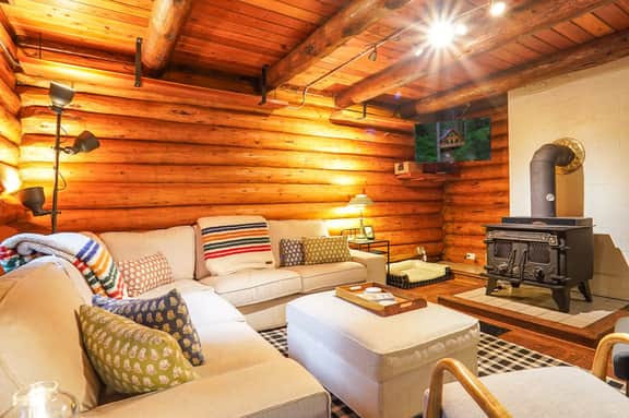 Fir and Fable Storybook Log Cabin with Sauna Near Mount Baker - Image 3